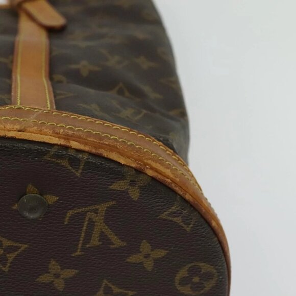 LOUIS VUITTON Monogram Bucket GM Shoulder Bag M42236 LV Auth 140055 - Picture 10 of 16